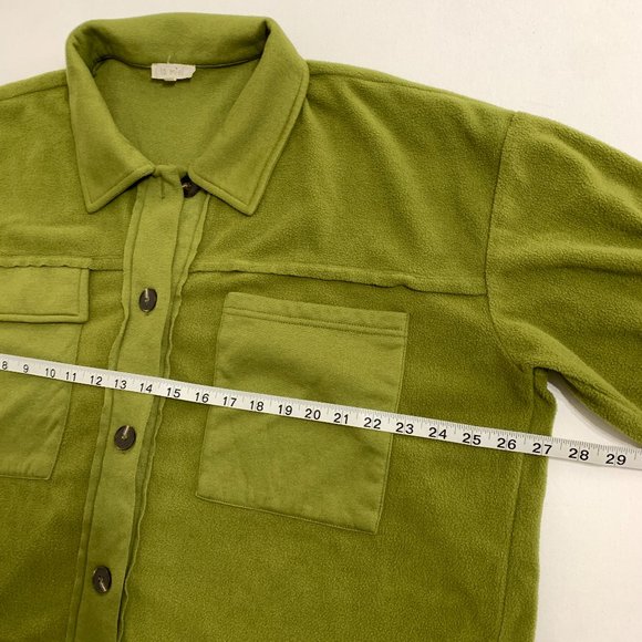 La Miel Matilda Jacket Oversized Lightweight Jacket Button Up Front Womens Small - Picture 11 of 13